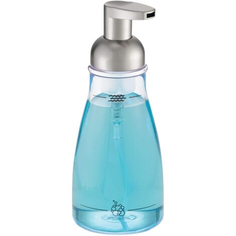 iDesign 50100EU Pompa Sapone Liquido a Schiuma, Plastica, Trasparente, 0.1x0.1x0.1 cm