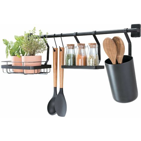 Barra asta porta utensili da parete per accessori da casa cucina