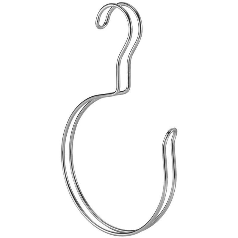 Image of iDesign Classico Anello Portaccessori, Metallo, Argento, 15x2x23 cm