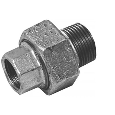 IDMAR GW/GZ Conector roscado macho/hembra U1 de 5/4" (DN32) galvanizado