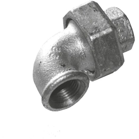 IDMAR UA1 Codo roscado interno galvanizado de 1" (DN25)
