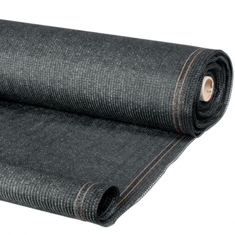 Idmarket – Brise vue haute densité 1,2 x 10 m gris 300 gr/m² – Opacité 95% – Installation facile avec œillets renforcés