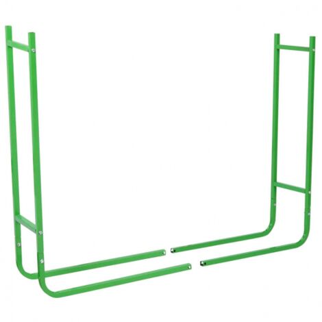 Idmarket – Range bûches extensible 150-300 cm – Acier traité anti-rouille – Largeur 24 cm – Hauteur 95 cm – Prévention écroulement bûches