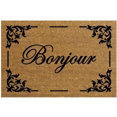 Idmat Paillasson Durable Marron 40 x 60 cm