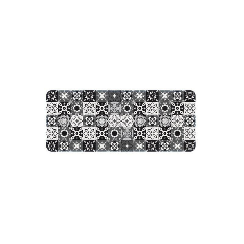 IDMAT - Tapis décor de cuisine carreaux ciment 50x120cm