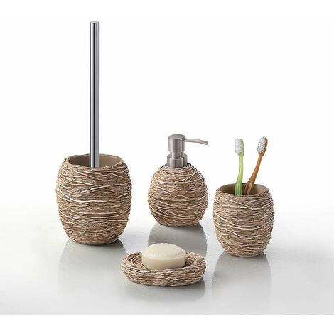 Idra portaspazzolini beige
