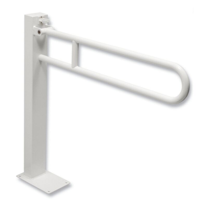 Barra de soporte plegable sobre columna pintada serie easy Idral 12006V-70 Blanco