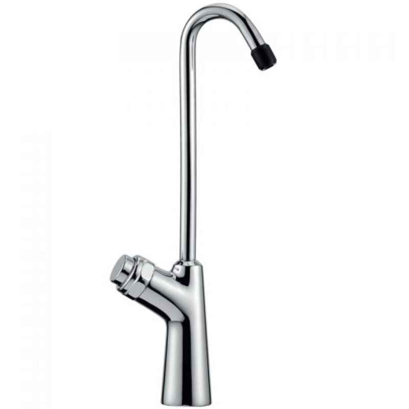 Arrosoir avec commande par bouton-poussoir et bec de 250 mm Idral 02179P25 Chromé - Laiton