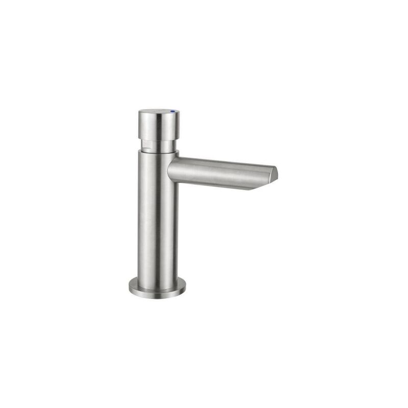 Idral Rubinetteria - Rubinetto temporizzato lavabo Serie inox Idral 08410 Acciaio inox