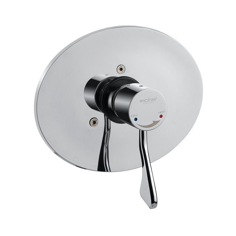 Wandmontierte, progressive Thermostat-Brausebatterie der Serie 900 mit klinischer Hebelsteuerung - Idral