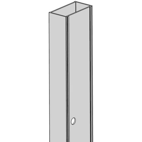 Idralite – Profil de compensation +2cm pour porte paroi de douche Prime – Verre trempé 8mm – Traitement anticalcaire – Roulettes intégrées