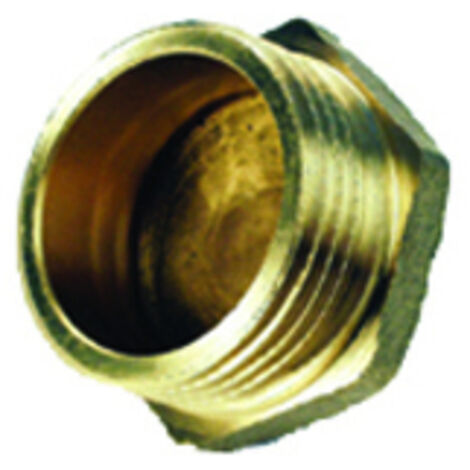 IDRAULICA - TAPPO MASCHIO 292 OTTONE GIALLO D  1 10 PZ