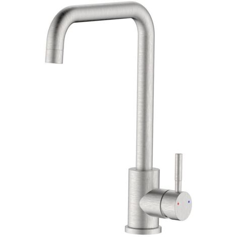 Idro-bric brooklyn fregadero giratorio de 40cm de altura 3/8f acero cepillado - scarub1133ac