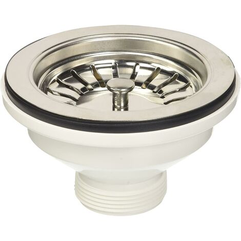 Idro-bric piletta senza tappo  pieno basket diametro 90 mm  sacrac0045pi