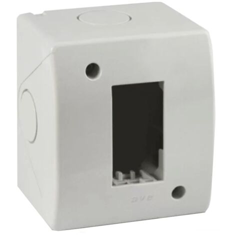 Idrobox Boîtier Ave 1 module pour tuyau RAL7035 IP40 44Q01