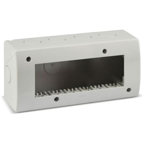 Idrobox Caja Ave autoportante 6 módulos IP40 RAL7035 Serie S44 44Q06