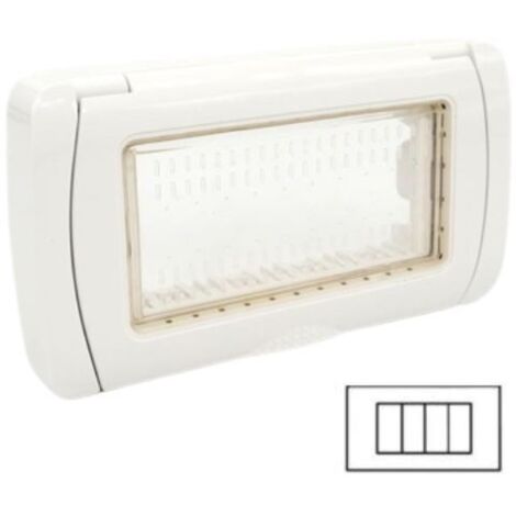Idrobox VIMAR PLANA 4 Posti Bianco Compatibile IP55