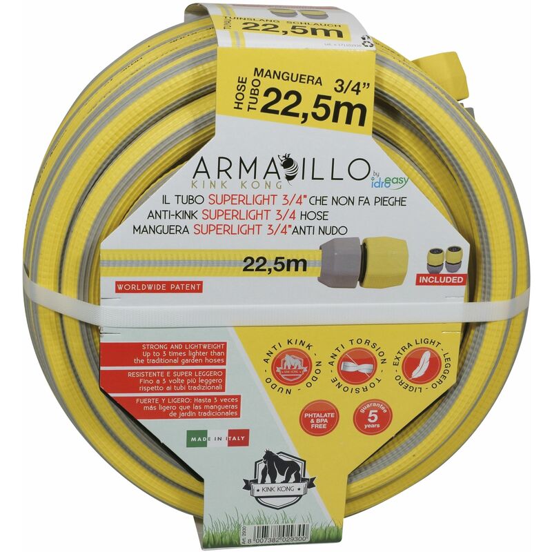 

IDRO EASY 2930 - Manguera superligera Armadillo Kink Kong 3/4" (19 mm) x 22,5 m