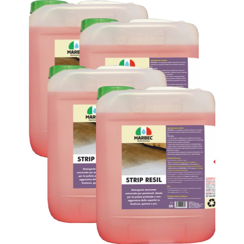 Image of Strip resil 5LTX4PZ Detergente decerante universale per pavimenti - Marbec