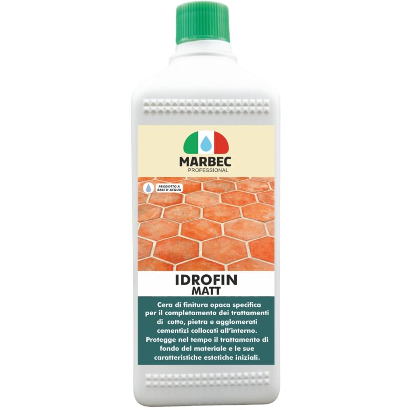Idrofin matt 1LT Cera per cotto, pietra e