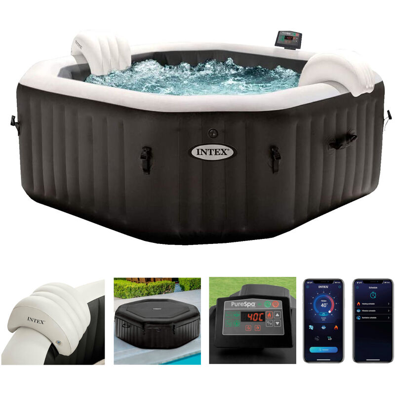 Idromassaggio Gonfiabile spa Intex 28458 201x71 Jet and Bubble Deluxe