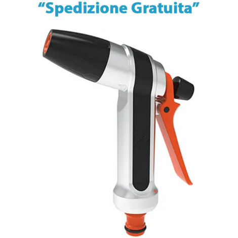 Idropistola a lancia silver stars innesto rapido corpo alluminio/grip self