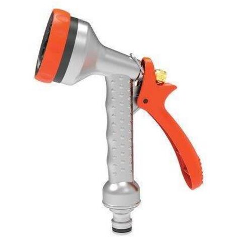 IDROPISTOLA MULTIFUNZIONE METAL STARS - INNESTO RAPIDO CORPO METALLO/ABS SELF - 2 pezzi