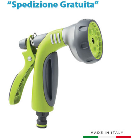 IDROPISTOLA MULTIFUNZIONE METALLO GOMMA GF