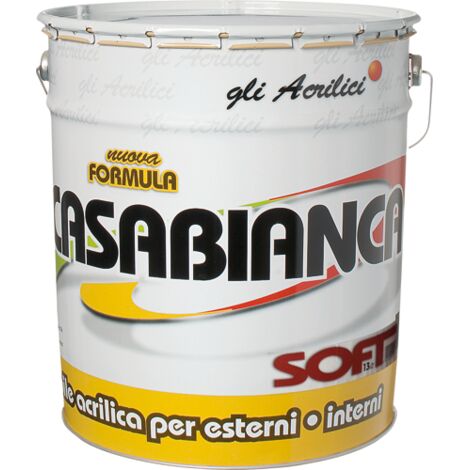 IDROPITTURA ACRILICA """CASABIANCA SOFT"""  4LT BIANCO V