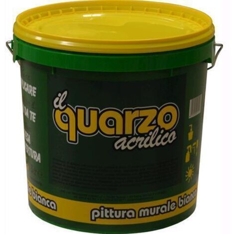 Idropittura al QUARZO LINEA EXTRA 13 Lt per interni ed esterni colore Bianco
