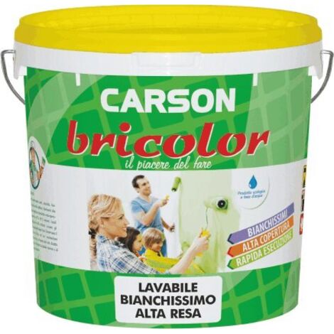 IDROPITTURA LAVABILE BIANCHISSIMO 'BRICOLOR' 5 lt