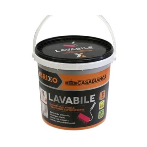 IDROPITTURA LAVABILE CASABLANCA PITTURE VERNICI DA 2,5LT  5LT  14LT