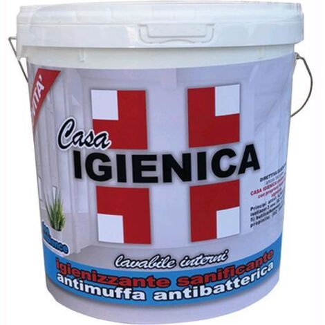 Idropittura Lavabile Igienizzante Sanificante 4Lt "Casa Igienica"
