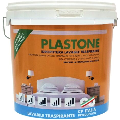 IDROPITTURA LAVABILE PLASTONE 5 L