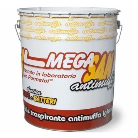 Idropittura MEGASAN lavabile traspirante antimuffa LAIV 13 lt. bianco
