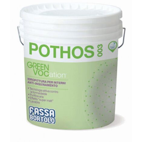 Idropittura per interni pothos 003 10 lt fassa bortolo