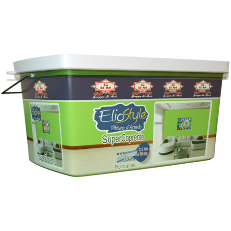 IDROPITTURA SUPERCOPRENTE LAVABILE LT.2.5 MELA VER