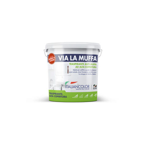 IDROPITTURA TRASPIRANTE VIALAMUFFA 4L- 1,0 pz