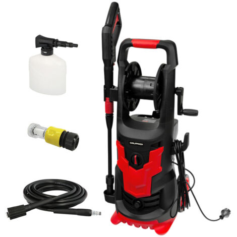 Idropulitrice 180 bar 2.400 watt. con accessori 390 litri/ora. idropulitrice con serbatoio detergente.