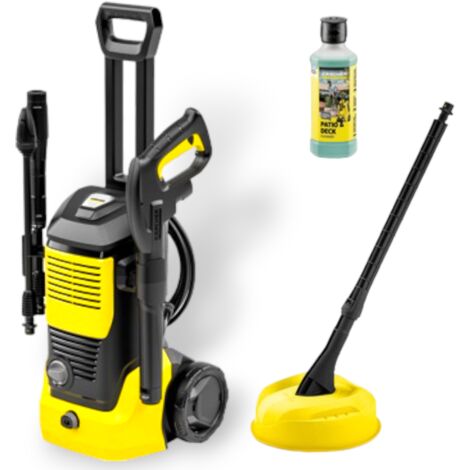 Idropulitrice 1800W acqua fredda 130 bar con lancia rotante per superfici e detergente K4 Black Home Karcher