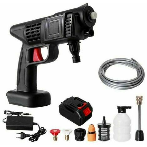 24V 2000mah Idropulitrice a batteria Ad alta pressione Pistola portatile  cordless per autolavaggio