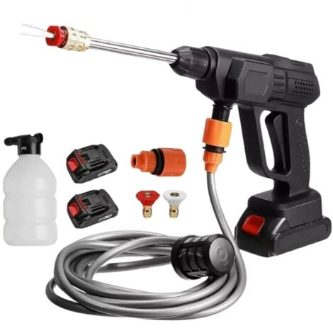 Idropulitrice a batteria Professionale 42V portatile 2 batterie 8000mAh tubo 5MT
