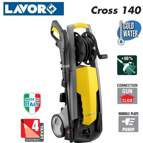 Idropulitrice ad alta pressione 2100W 140bar Lavor - CROSS 140