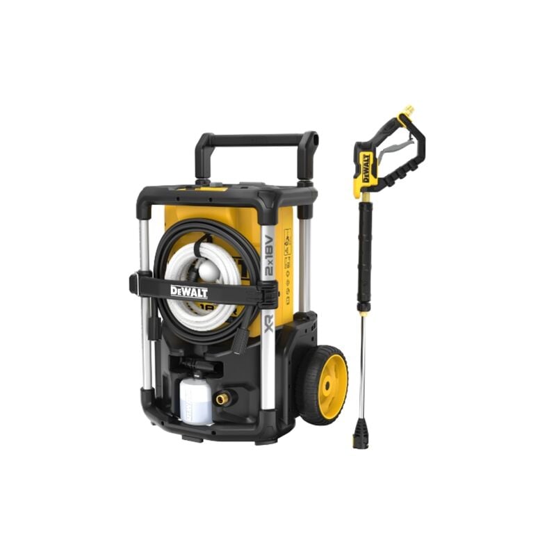 Dewalt - Idropulitrice a batteria DCMPW1600N, 2x 18V senza batteria e caricatore