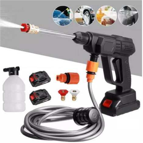 Idropulitrice Doppia Batteria 26v Alta Pression Portatile Lavagggggggggggggio 96532