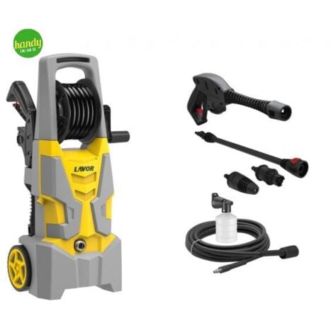 idropulitrice elettrica a freddo lavorwash "run extra 145" 145 bar 420 l/h 1900 w