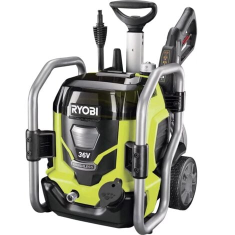 idropulitrice elettrica a freddo ryobi "rpw36120hi" 120 bar 320 l/h 36 v, solo corpo macchina