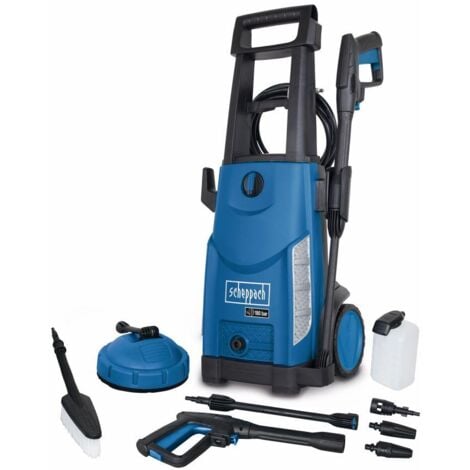Idropulitrice elettrica acqua fredda 180 bar 480 l/h 2400 W Scheppach hce2600