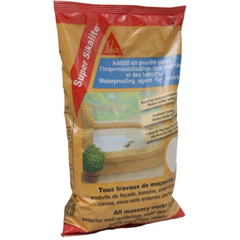 Idrorepellente per malta Sika Super Sikalite 1 L Bianco SIKA