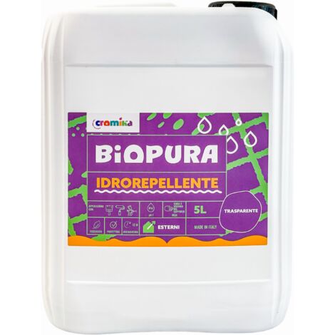 Idrorepellente siliconico trasparente acqua pronto uso linea biopura cromika formato 5 lt - confezione 1
